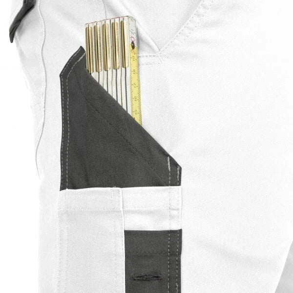 Leibwächter Herren Shorts Flex Line weiß/grau (Gr.46-60)