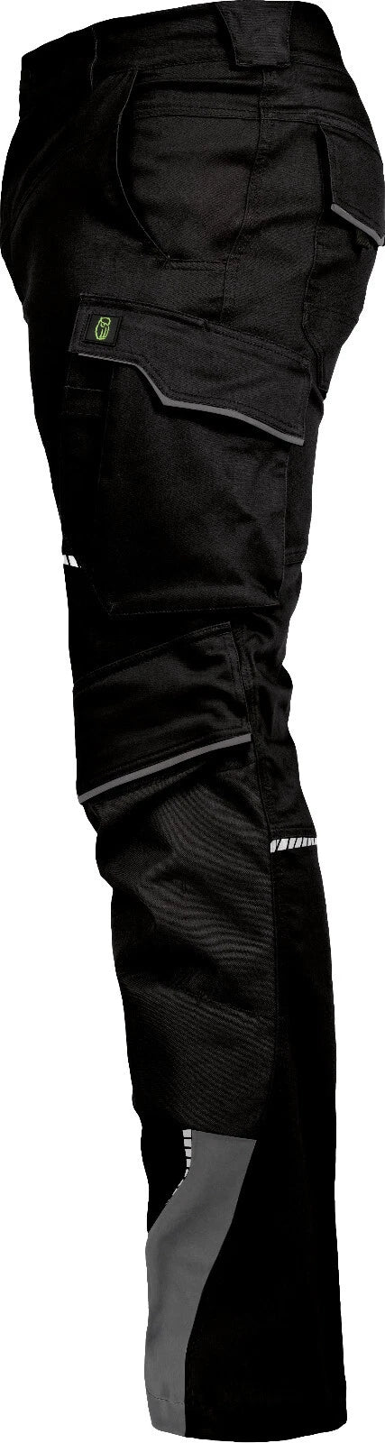 Leibwächter Herren Bundhose FLEXH24 Flex Line schwarz/grau (Gr.46-60)