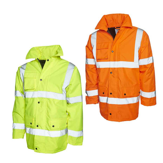 Warnschutz-Parkajacke UC803 Uneek gelb/orange (Gr.S-5XL)