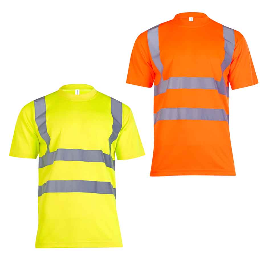 Warnschutz T-Shirt UC810 Uneek 175g/m² gelb/orange (Gr.S-5XL)